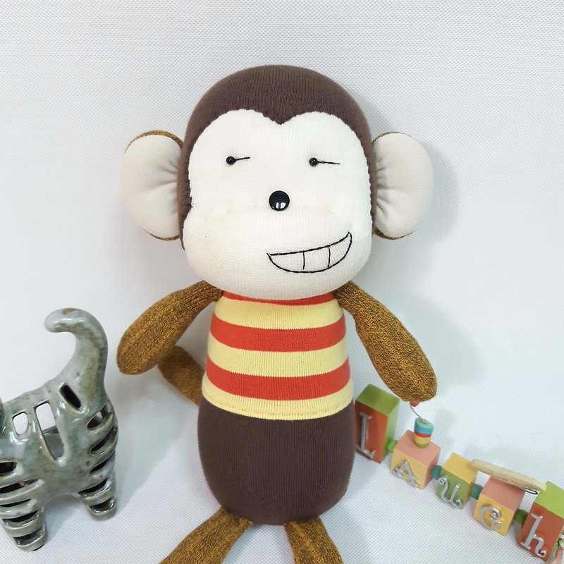 Monkey Scorpion / Doll / Sock Doll / Monkey - Stuffed Dolls & Figurines - Cotton & Hemp 