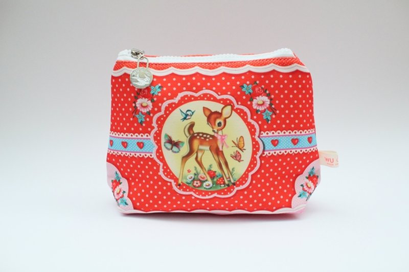 British Wu & amp; Wu retro Bambi Cosmetic Pouch - กระเป๋าเครื่องสำอาง - ผ้าฝ้าย/ผ้าลินิน 