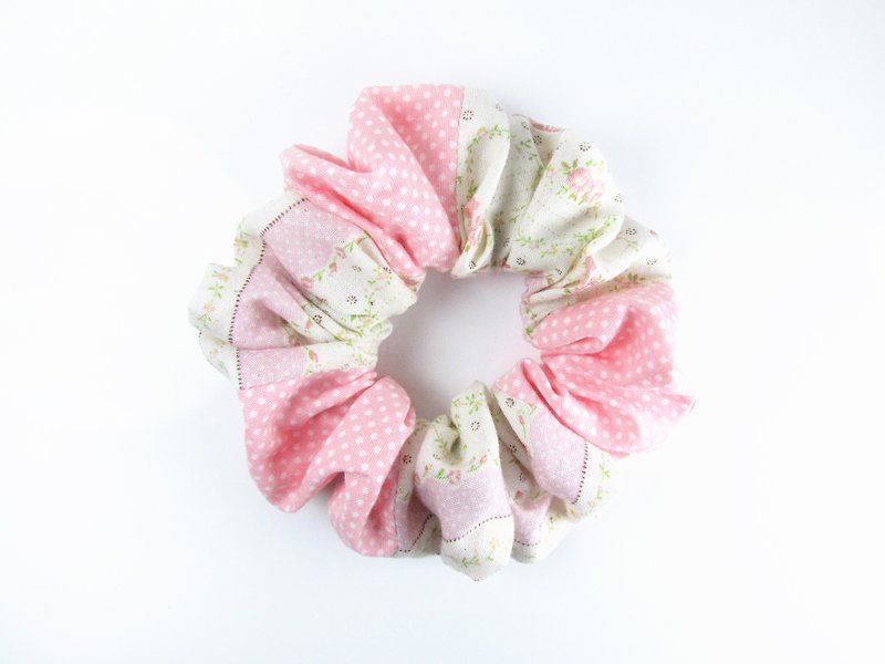 Hand colon Circle / hair band / hair bundle [04-Girls'desire wish girls] Oufen red - Hair Accessories - Other Materials Pink