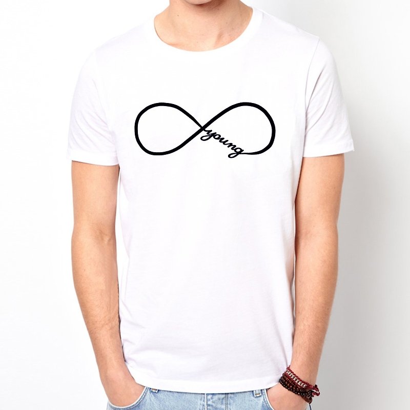 Forever Young infinity #2 t shirt - เสื้อยืดผู้ชาย - ผ้าฝ้าย/ผ้าลินิน หลากหลายสี