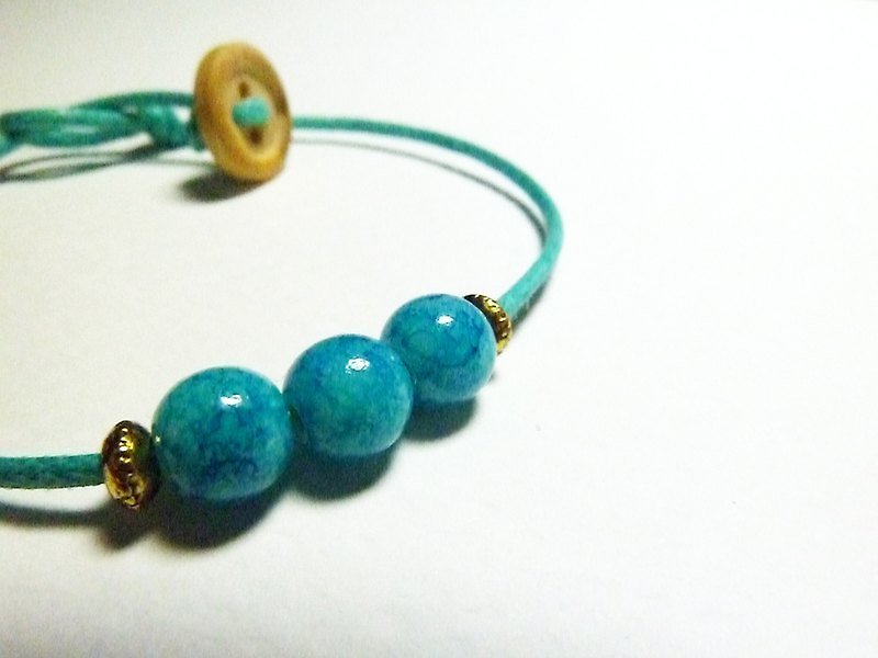 Thin slice / fine bracelet - Bracelets - Other Materials Blue