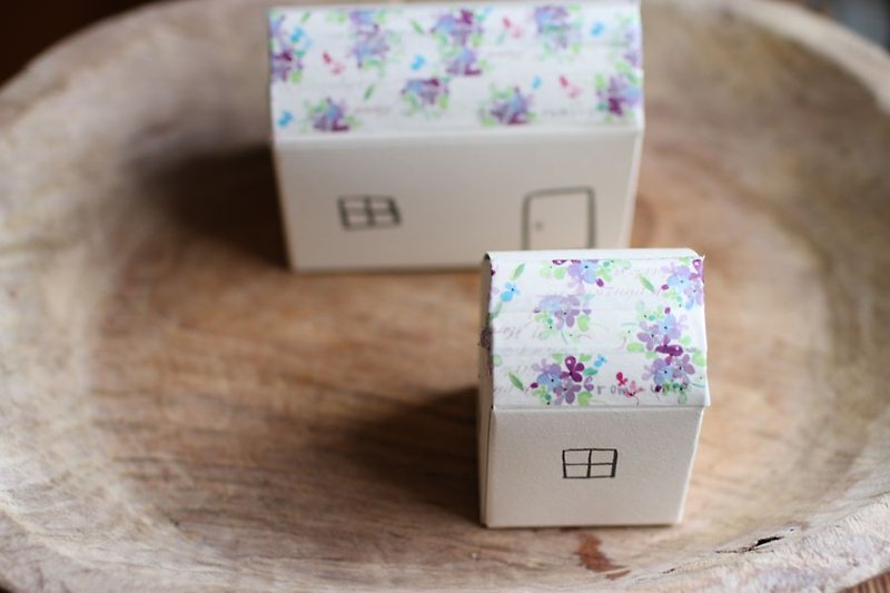 Fionスチュワート日本と紙テープ - パープル（紫色の花） - マスキングテープ - 紙 パープル