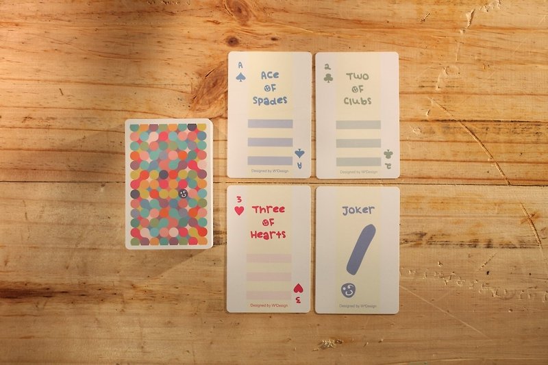 Jumping Sugar Forest | Poker Sticky Notes Card - Cards & Postcards - Paper Multicolor