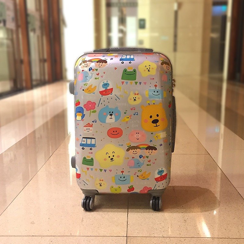 P714彩虹假期行李箱20吋(登機箱) - 行李箱 / 旅行喼 - 塑膠 灰色