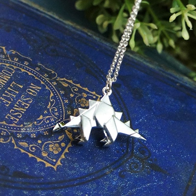 Stegosaurus silver necklaces - Necklaces - Other Metals 