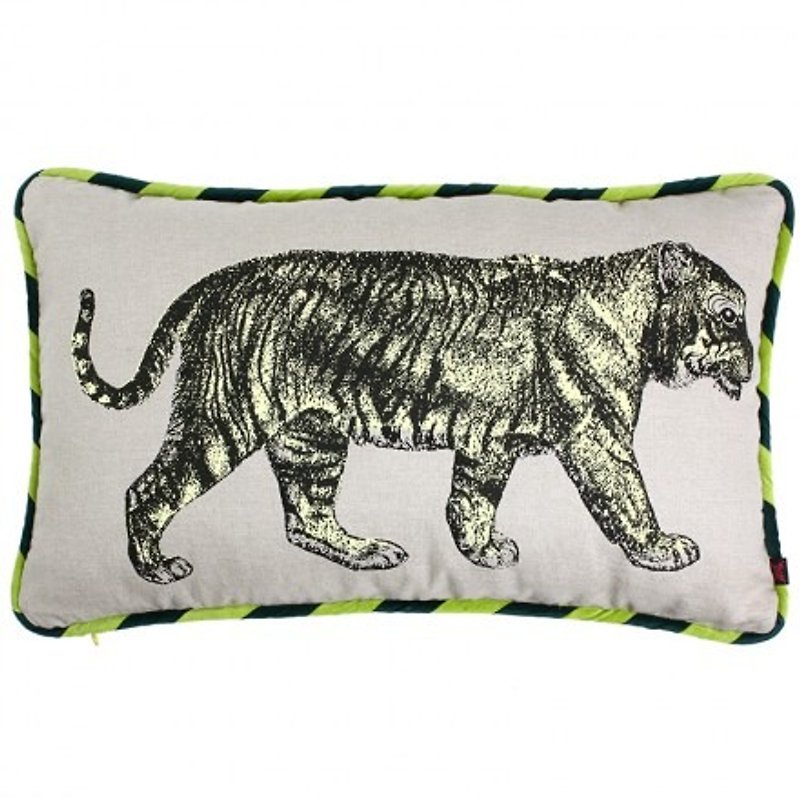 GINGER LUXE│ Danish and Thai design-tiger-shaped cushion and pillowcase - Pillows & Cushions - Cotton & Hemp 