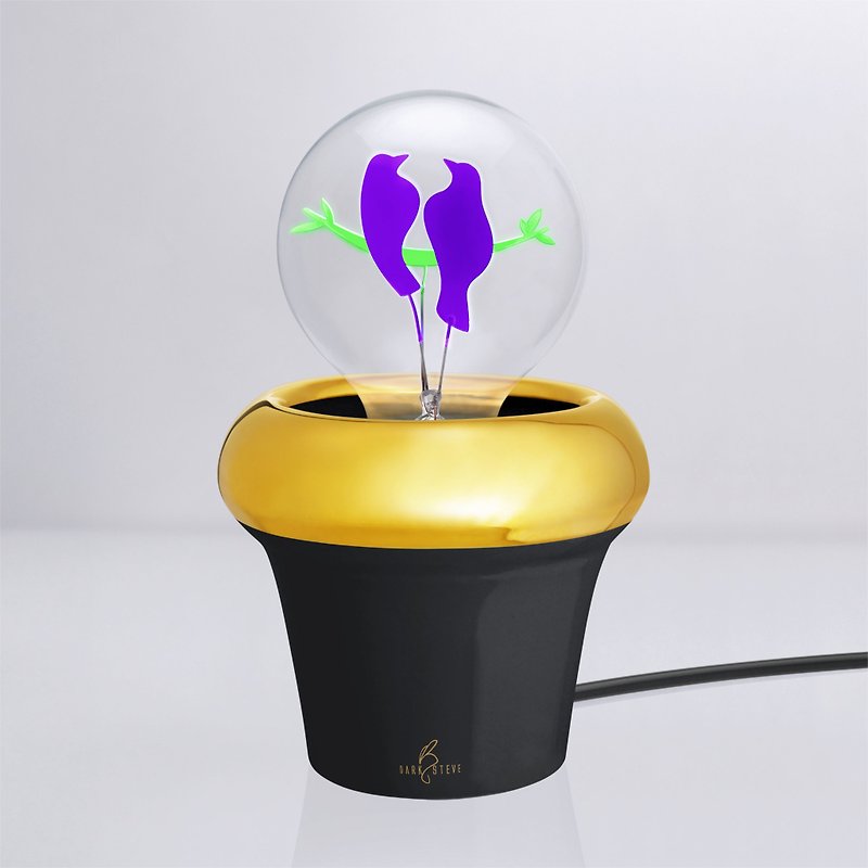 DarkSteve - ロイヤル ポット コレクション |手作りの磁器、デザイナーの電球を追加/エジソン電球、あなたはよりリラックスした雰囲気の中で自分自身を楽 - 照明・ランプ - その他の素材 ホワイト