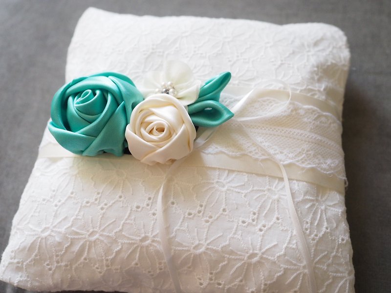 Wedding ring pillow - Custom Pillows & Accessories - Other Materials Blue