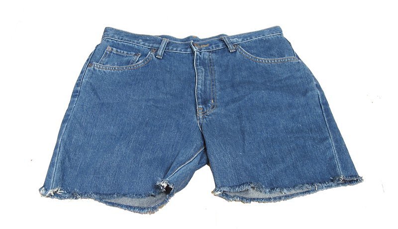 【Wahr】 牛仔短褲 ( ramake 5th Street ) - กางเกงขายาว - วัสดุอื่นๆ 