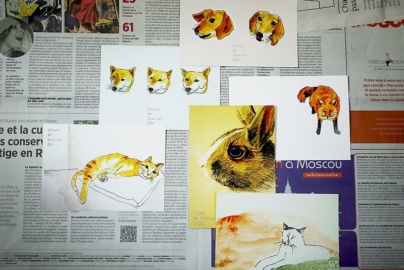 [L'essai de Starfuirt] carambola works 01-06 - Cards & Postcards - Paper Multicolor