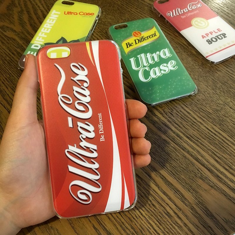 Drink Red Coke Print Soft / Hard Case for iPhone & Samsung Galaxy - Phone Cases - Plastic Red