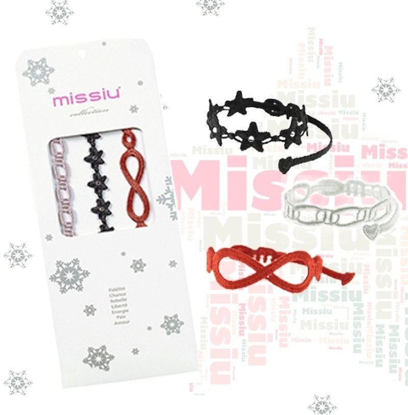 Missiu, the more beautiful the night, the more beautiful group - Bracelets - Thread Multicolor