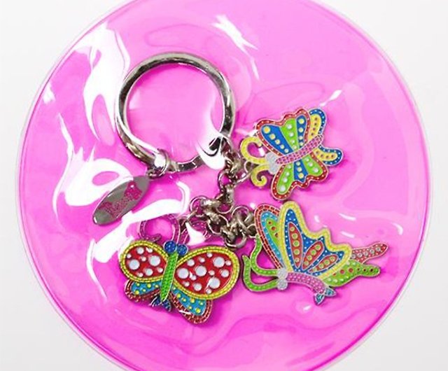Butterfly Butterfly / Key Ring-Yayoi Kusama - Shop yayoi-kusama