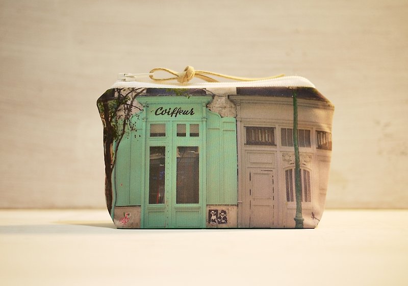 [Travel well] Coin purse◆◇◆The green door of the lake◆◇◆ - Coin Purses - Other Materials Green