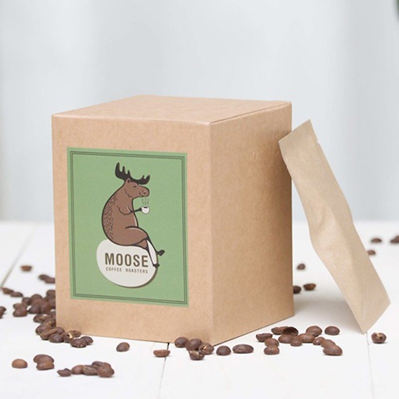 [MOOSE coffee roasting] (washed) Guatemala flower god hanging ear bag can be ground two boxes of free shipping - กาแฟ - อาหารสด สีนำ้ตาล