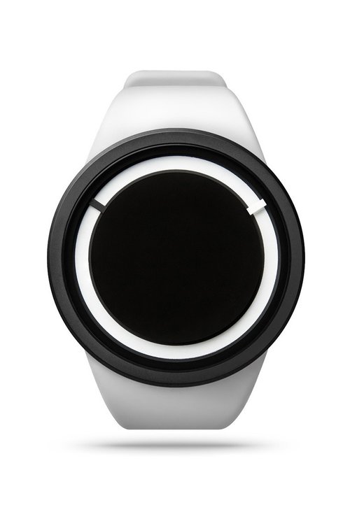 Cosmic solar eclipse series watch (snow white) - Shop ziiiro