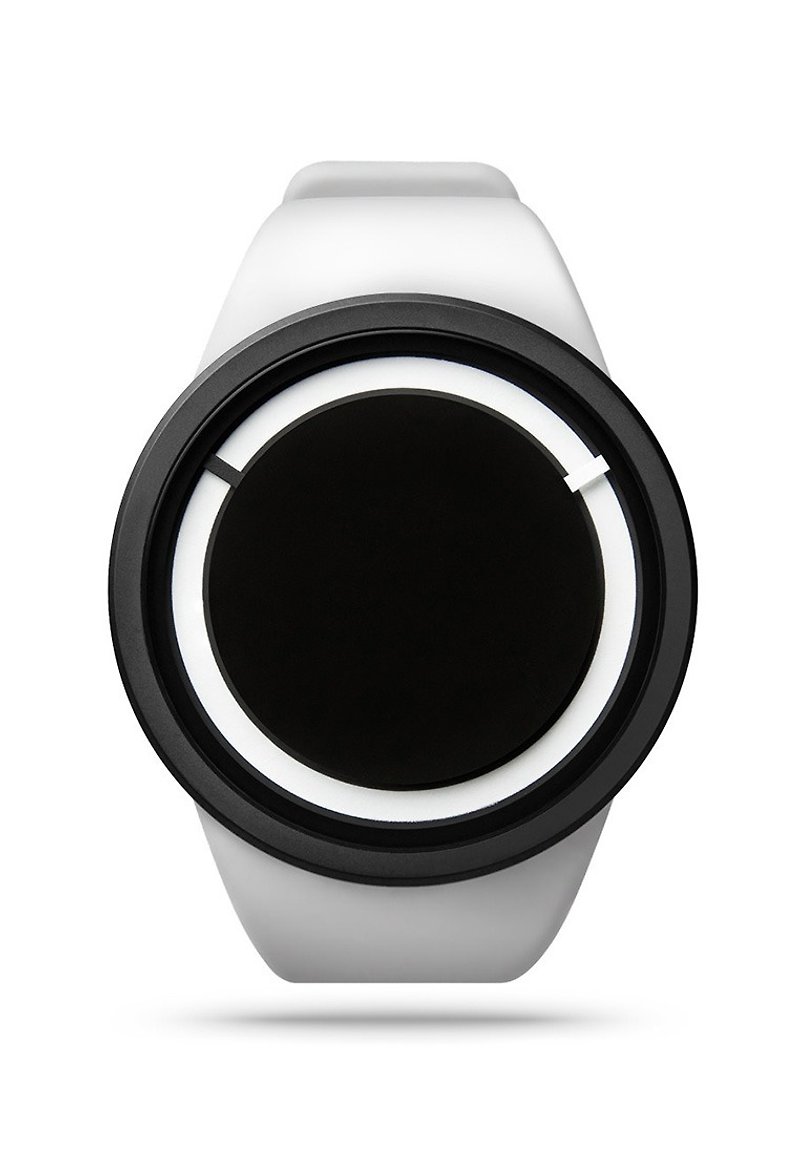 宇宙日食系列腕錶 (雪白色) - 女錶 - 矽膠 白色