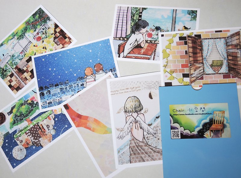 Set of postcard - Cards & Postcards - Paper Multicolor
