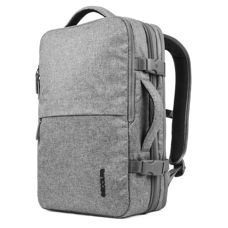 Incase EO Travel Backpack after 15-16-inch travel laptop backpack (Linen gray) - กระเป๋าเป้สะพายหลัง - เส้นใยสังเคราะห์ สีเทา
