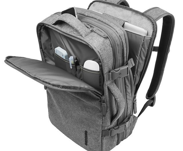 Incase EO Travel Backpack 15-16吋旅行筆電後背包(麻灰) - 設計館