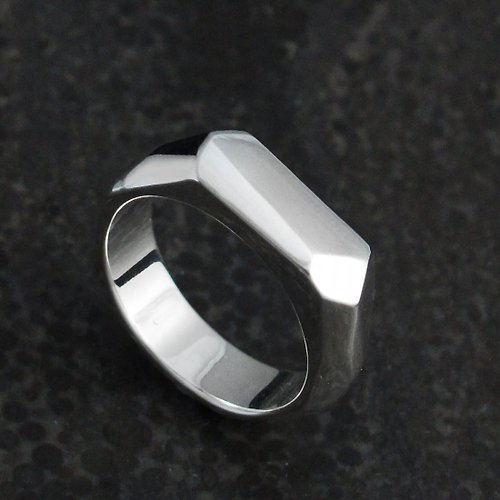 ART64六四設計銀飾 訂製戒指-造型戒 X-Ring(S) 925 純銀戒指-64DESIGN