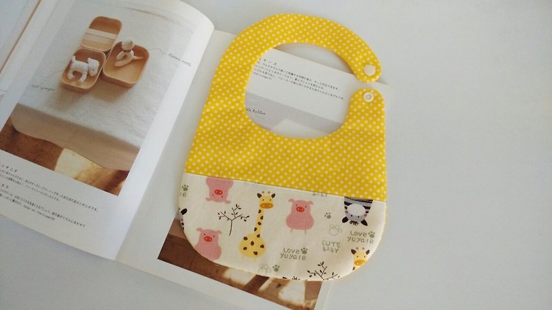Zoo births gift baby bibs - Baby Gift Sets - Other Materials Yellow