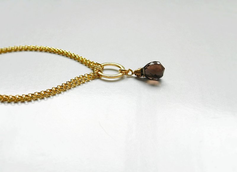 the st. [gift] drop rhombohedral citrine bracelet design - Bracelets - Other Metals Gold