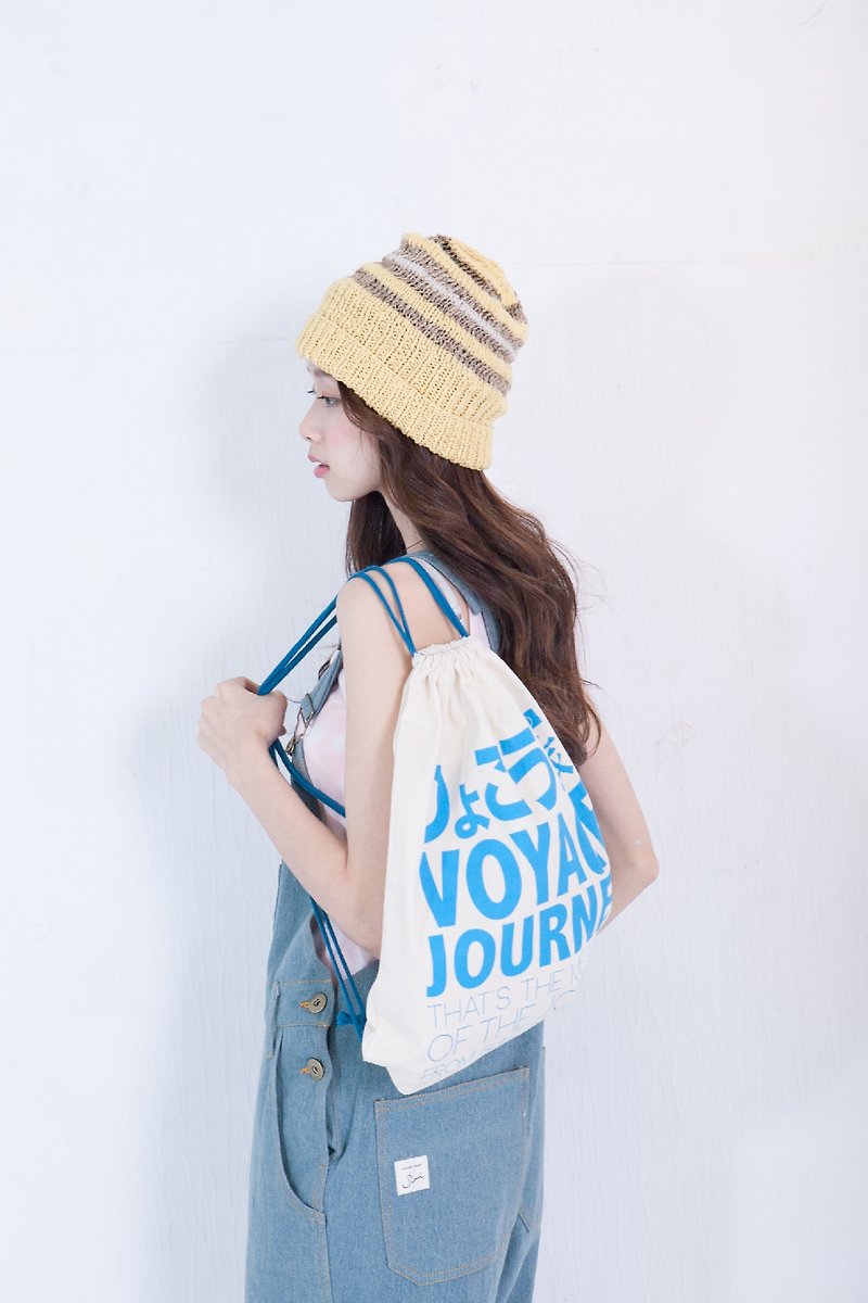 SUMI ○ ○ 3AF500_ travel pouch light blue backpack - Drawstring Bags - Other Materials Blue
