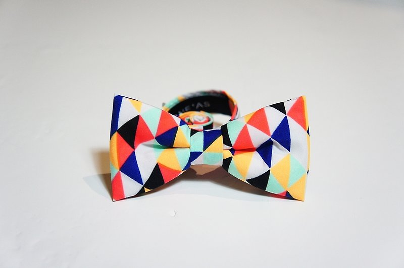 Stone as chic pop style pop Jojo tie bow Tie - Ties & Tie Clips - Other Materials Multicolor