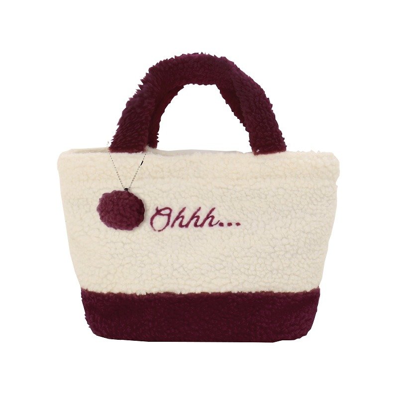 U-PICKオリジナル製品のライフ文字刺繍カシミヤハンド·バッグ美しい手のバッグレジャーパッケージ2 - トート・ハンドバッグ - その他の素材 