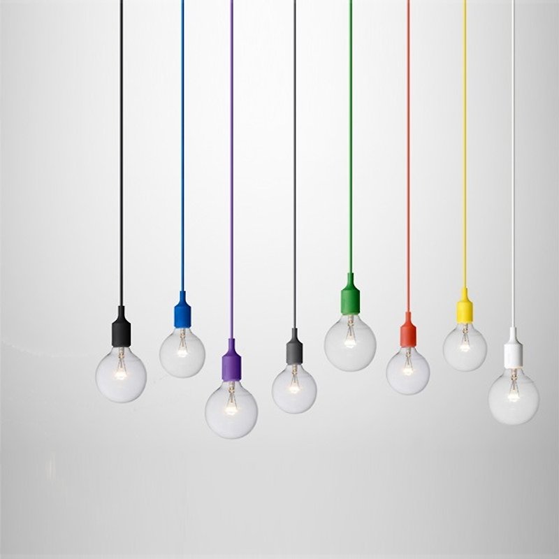 E27 Chandelier | MUUTO - Lighting - Silicone Multicolor