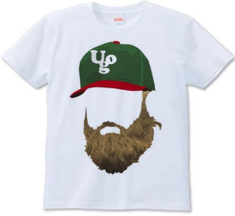 beard cap（T-shirt 6.2oz） - 女上衣/長袖上衣 - 其他材質 白色