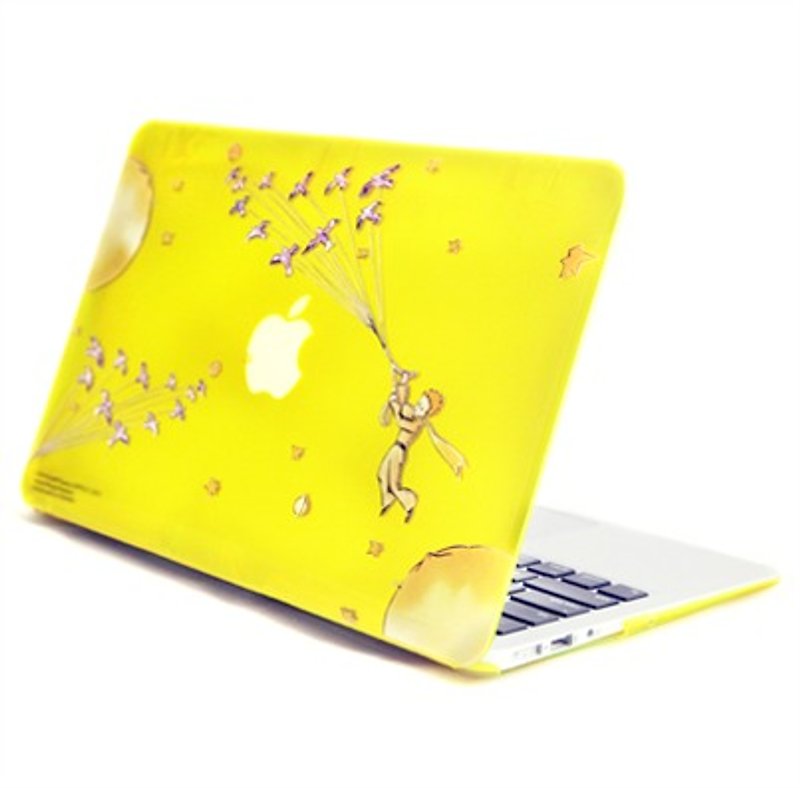 小王子授權系列-帶我去旅行/黃-MacbookPro/Air13吋,AA10 - 平板/電腦保護殼/保護貼 - 塑膠 黃色