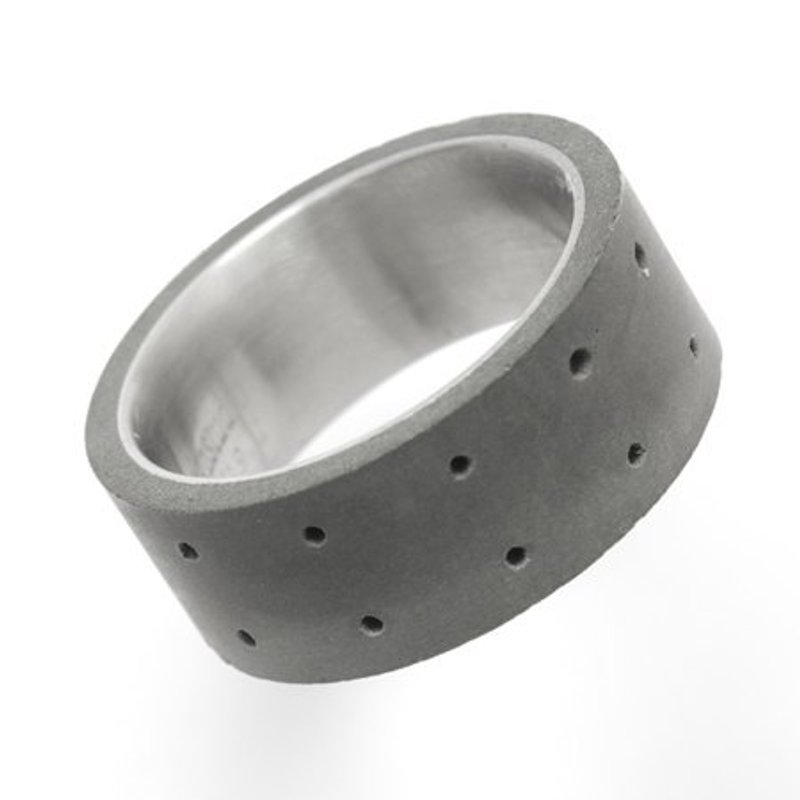 22DesignStudio_ cement ring -module - General Rings - Cement Gray