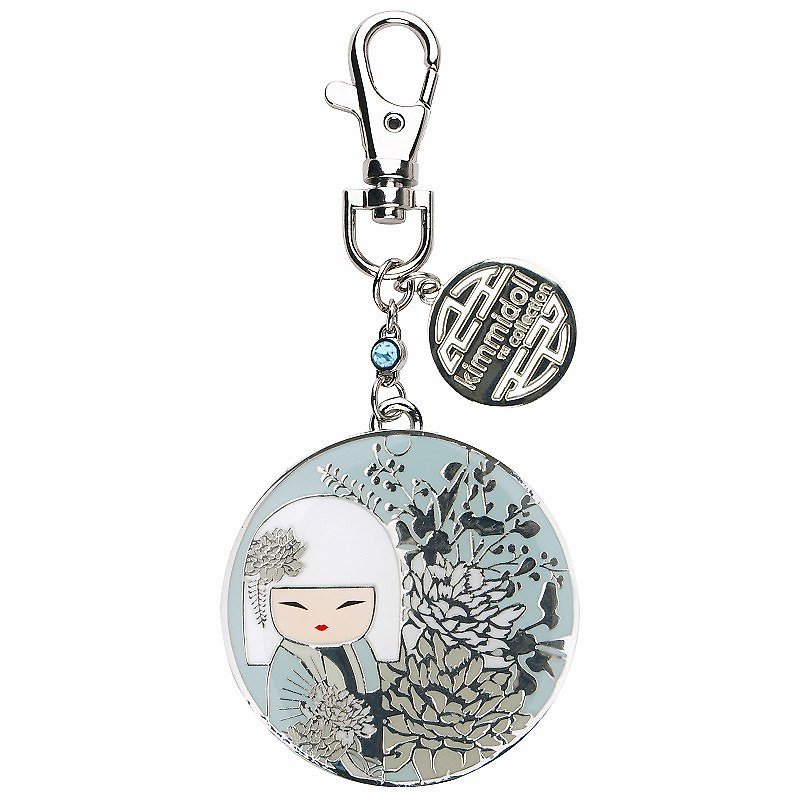 Kimmidoll and Fu Doll Mirror Key Ring Miyuna - อื่นๆ - โลหะ สีน้ำเงิน