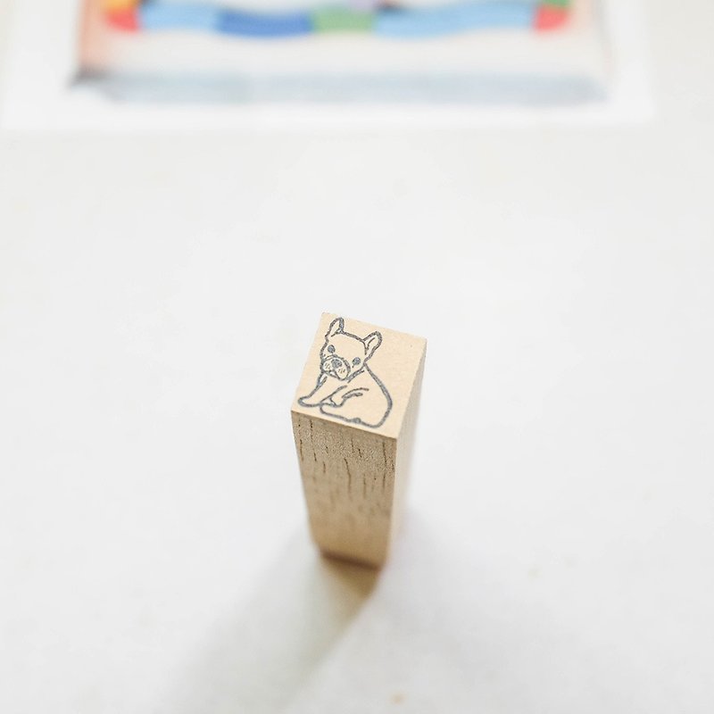 | Seal | No. 034 French Bulldog - Stamps & Stamp Pads - Wood White