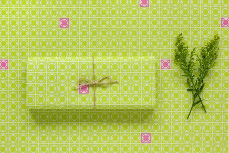 Handprint canvas old tile No. 250g / 1 / lemon green - อื่นๆ - วัสดุอื่นๆ 