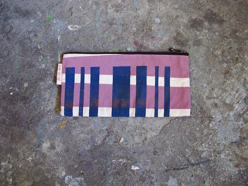 【zhizhizhi】帆布筆袋 -深藍 - Pencil Cases - Other Materials Blue