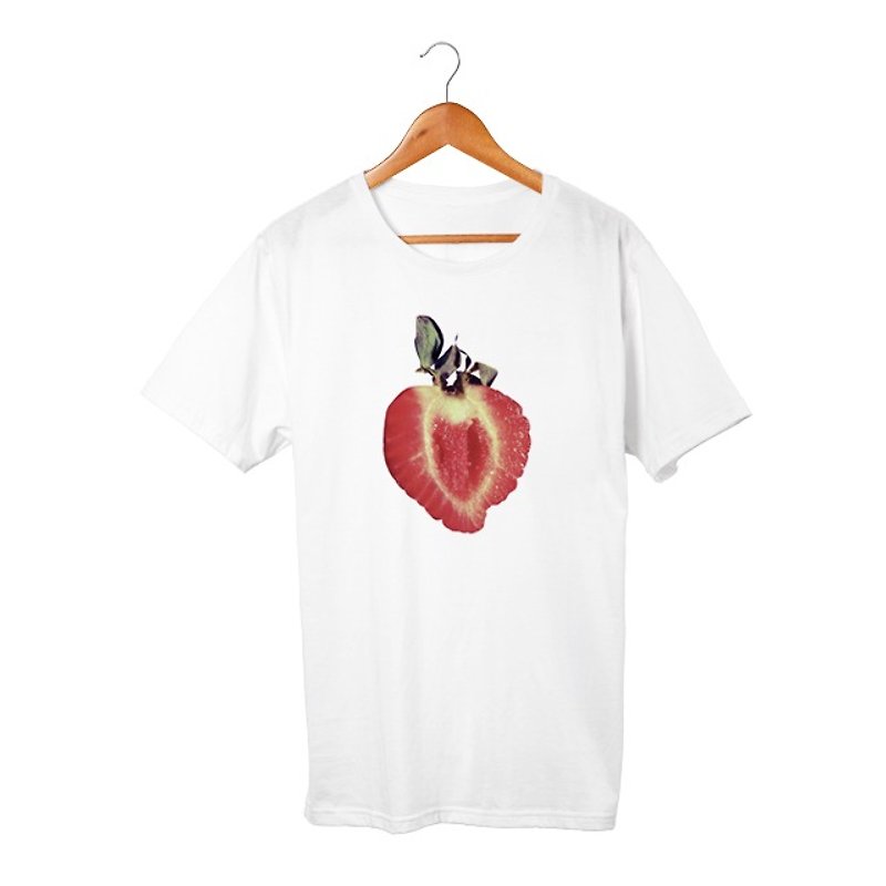 strawberry T-shirt - Tシャツ - その他の素材 
