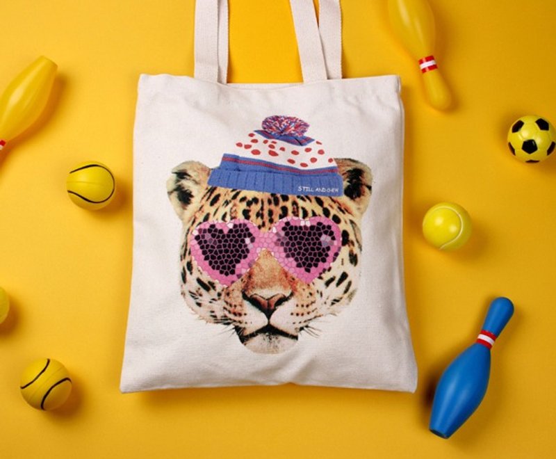STILL AND CHEW Eco Bag - REAL LOOKER - 側背包/斜背包 - 棉．麻 黃色
