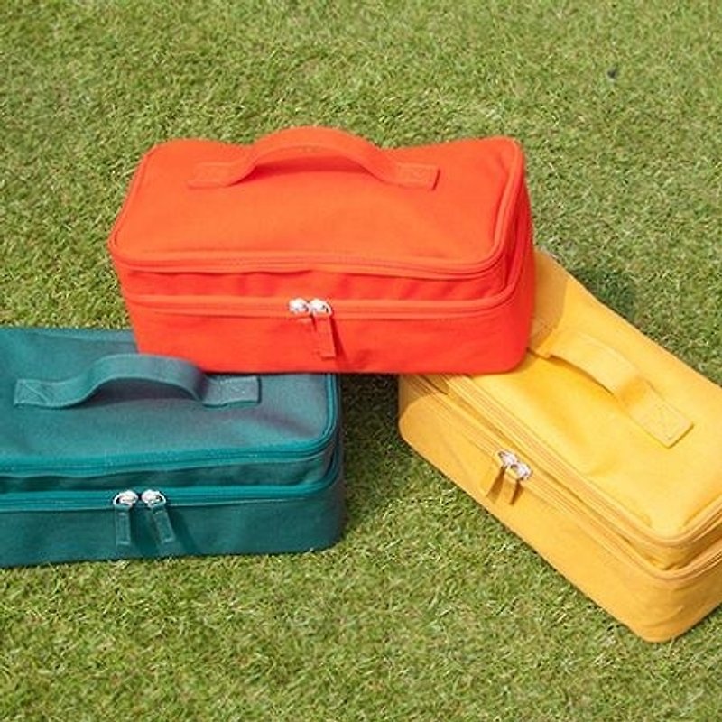 Dessin-美好旅程貼身衣物雙層收納包-活力橘,LWK91326 - 手提包/手提袋 - 其他材質 橘色