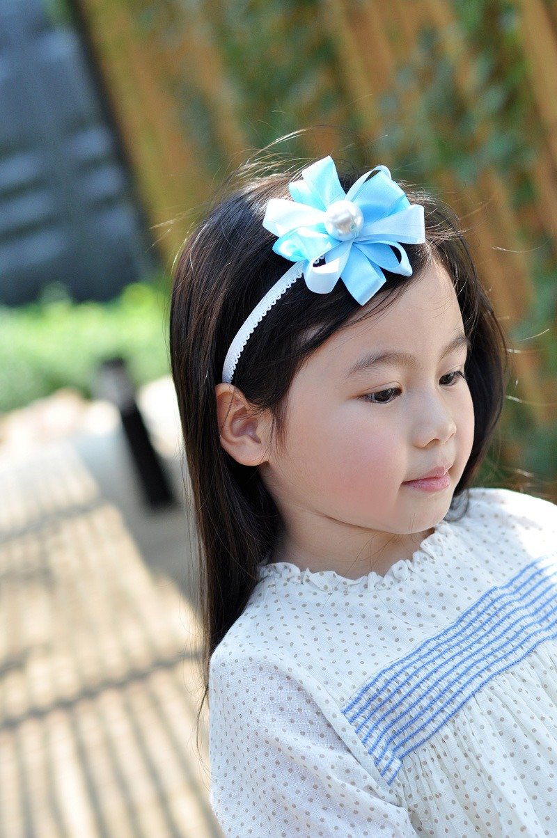 女の子ヘッドウェア - ヘアアクセサリー - その他の素材 ブルー