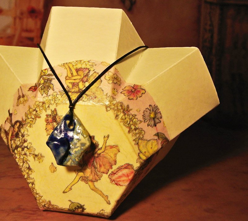 【 雲海 】項鍊 陶瓷 白瓷 禮物 限量一只 手工 禮物 - ネックレス - その他の素材 多色