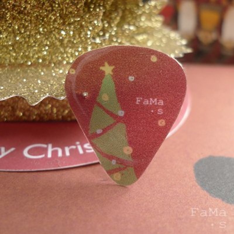 *聖誕款*FaMa‧s Pick吉他彈片-耶誕樹 - その他 - その他の素材 