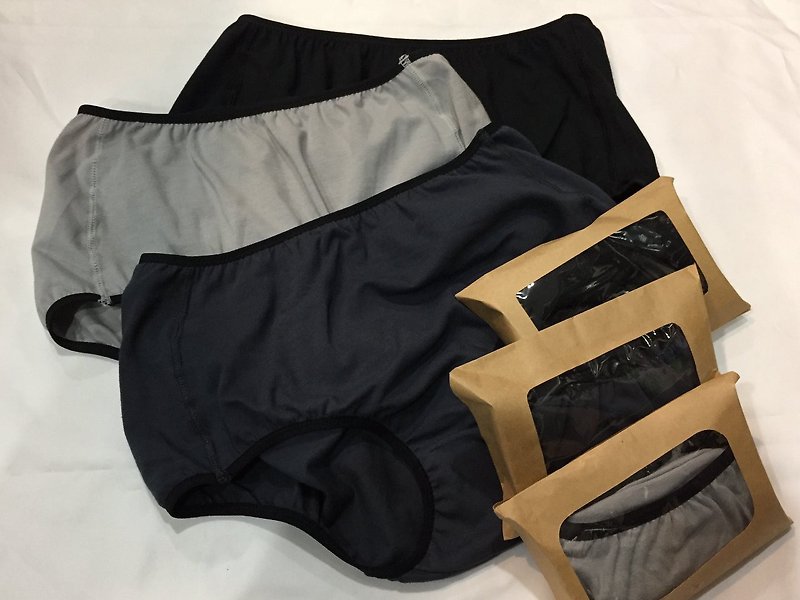 Gain Giogio100% organic cotton (women) package hip beauty underwear 2.0 upgrade version - ชุดชั้นในผู้หญิง - ผ้าฝ้าย/ผ้าลินิน สีดำ