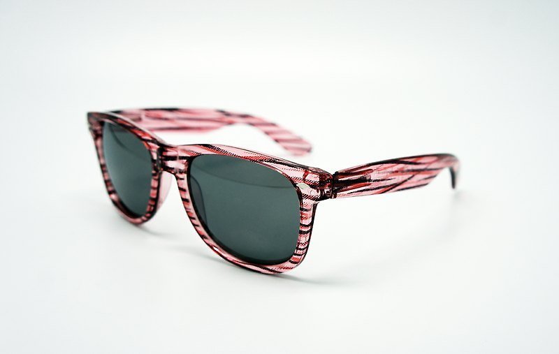 BLR sunglasses Mangrove lines - แว่นกันแดด - พลาสติก สีแดง