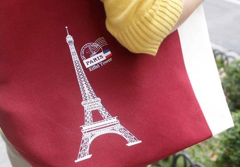 Ultrahard城市托特包系列 - 午夜巴黎 - 紅 - 手袋/手提袋 - 其他材質 紅色