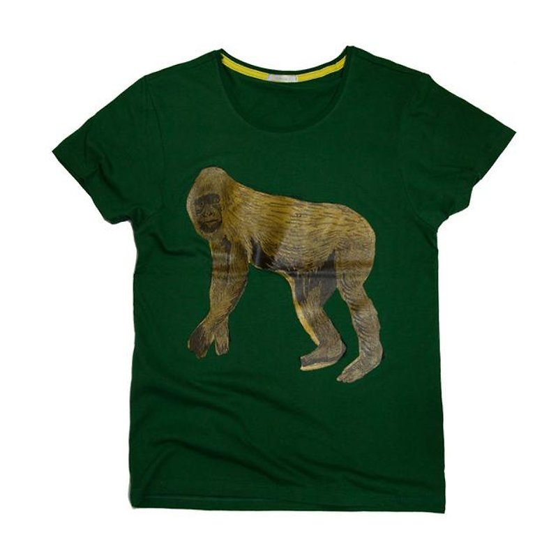 Animal Series gorilla T-shirt Tcollector - Men's T-Shirts & Tops - Cotton & Hemp Green