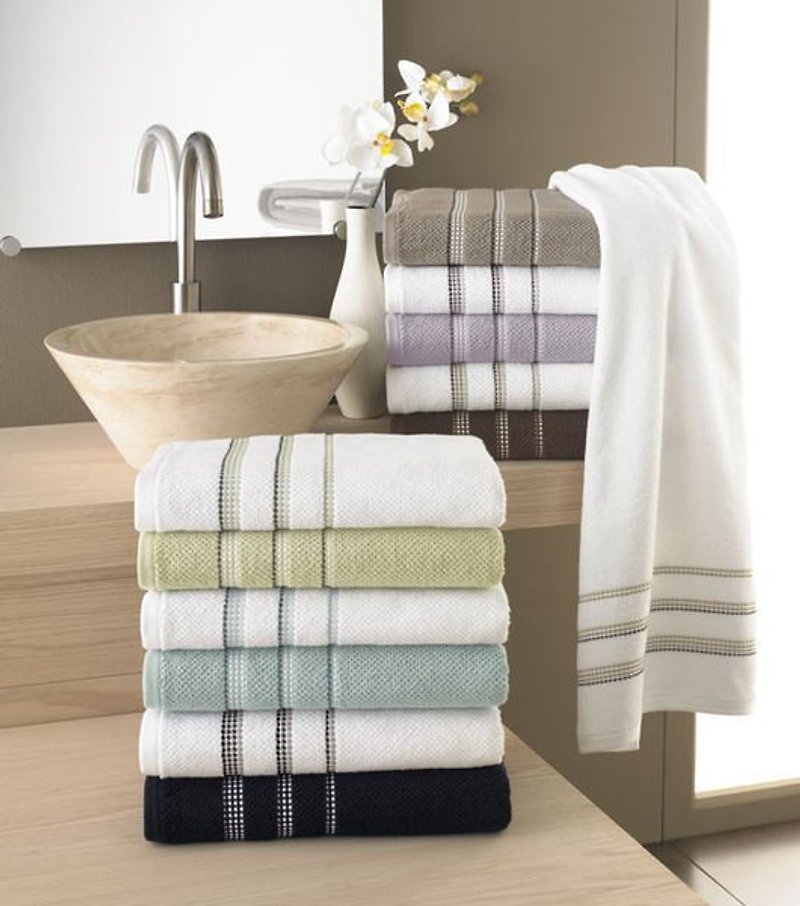 100% cotton bath towel - Towels - Cotton & Hemp White