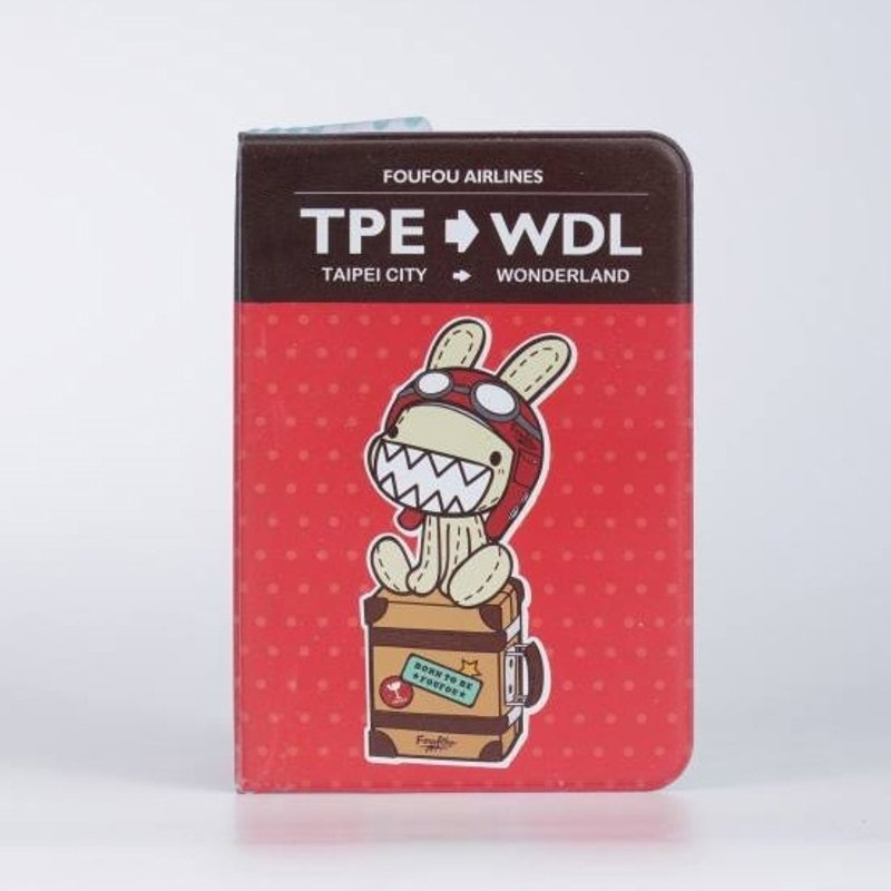 《Foufou》全彩護照套 - 旅行去 - 護照套/passport 套 - 其他材質 紅色